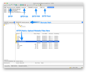DreamHost SFTP Setup - FileZilla